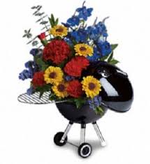 What can you give in times of loss? Grillin Chilin This Can Also Be Filled With Snacks Instead Of Flowers In Forney Tx Kim S Creations Flowers Gifts And More