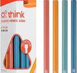 DELI Graphite Pencils, Plastic Pencil HB,Triangular Pencils ...
