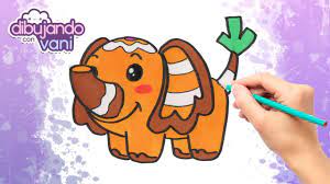 Como Dibujar Al Elefante De Jengibre De Pk Xd Dibujos De Pk Xd Dibuj Dibujos Kawaii Dibujos Faciles Dibujos