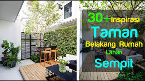 Salah satu cara agar memaksimalkan taman rumah minimalis ialah dengan memilih tanaman yang sesuai dengan lahan sempit, seperti tanaman hias yang berukuran kecil dengan berbagai macam warna agar taman rumah terlihat lebih menarik. 30 Inspirasi Taman Belakang Rumah Di Lahan Sempit Untuk Mempercantik Rumah Anda Youtube