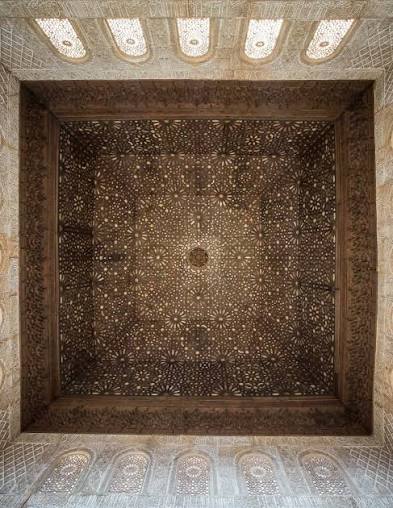 El techo del Salón de Comares