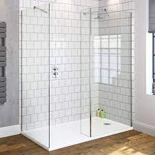 800x800mm Premium Walk Through Shower Enclosure Side Panel 8mm Bathempire Small Shower Room Shower Room Ideas Shower Room