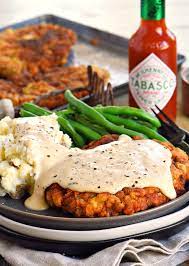 Begin with setting up an assembly line of dishes. The Ultimate Chicken Fried Steak Recipe With Gravy Mom On Timeout