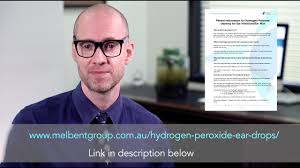 Leave the hydrogen peroxide in your ear for 20 minutes. Hydrogen Peroxide Ear Drops Information Melbourne Ent Group