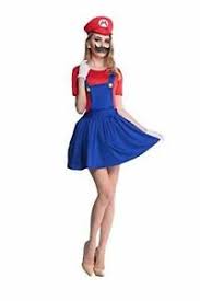 Super mario luigi mütze + 4x handschuhe + 14x bart + 4x 38mm knöpfe gelb kostüm für fasching karneval köln cosplay für kinder damen herren. Super Mario Luigi Kostum Set Fur Damen Mutze Kleid Bart Handschuhe Ebay