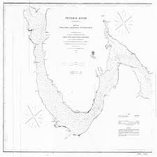 18 X 24 Inch 1862 Us Old Nautical Map Drawing Chart Of Potomac River Sheet No 3 From U S Coast Survey X3588