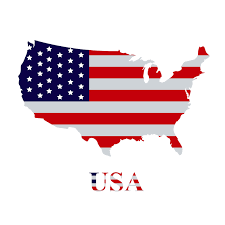 American Flag On The Usa Map Usa Map Flag Indian Flag Images