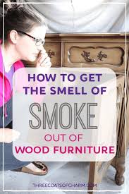 We Show You 5 Ways To Get The Smoke Smell Out Of Wood Furniture There S Nothing Worse Than A Beautiful Pi Smoke Smell Refinishing Furniture Diy Wood Furniture