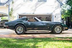 Image result for Blue Green 1973 Corvette