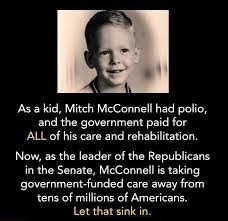 Mitch mcconnell's own family slam brett kavanaugh as the republican leader rushes to push through trump's nominee. No The Government Did Not Pay For Gop Leader Mitch Mcconnell S Polio Care Charity Did Government Gazette Com