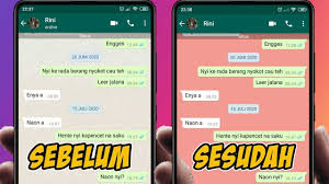 Cara Mengganti Wallpaper Chat Whatsapp Dengan Warna Kesukaan Youtube