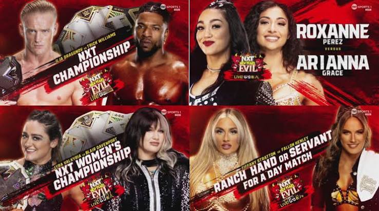 Card for NXT's New Year's Evil - 01.02.2024 : r/SquaredCircle