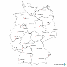 Noch anspruchsvoller ist die einordnung auf einer unbeschrifteten deutschlandkarte, in der nur die grenzen vorgegeben sind. Umriss Deutschland Zum Ausdrucken Rheinland Pfalz Landeskunde Der Bundesrepublik Das Interesse An Dem Neuen Medium War Gross