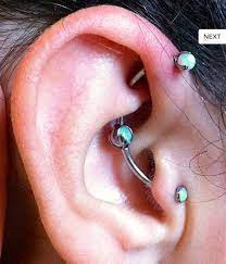 Ear Project By Ruth Wustenberg At Diablo Rojo Austin Tx Www Diablobodyjewelry Com Earings Piercings Initial Earrings Cool Ear Piercings