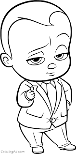 Plus, it's an easy way to celebrate each season or special holidays. Boss Baby Coloring Pages Coloringall