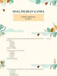 Soal pilihan ganda pkn smp kelas 8 semester genap ok. Bindo Resensi
