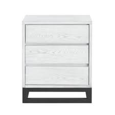 The sophisticated design is accented by trendy hardware for a bold cosmolicious look that we're diggin'. Mercury Row Lukas Industrial 3 Drawer Nightstand Dailymail