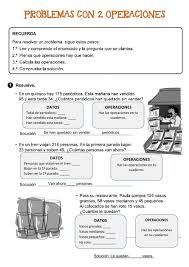 Paco el chato consta de 8 partes. Problemas Con Dos Operaciones Ficha Interactiva Problemas Matematicos De Multiplicacion Matematicas Tercero De Primaria Ejercicios Matematicas Primaria