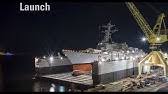 Ddg 125 will feature enhanced detection and engagement of targets, as well as ballistic missile defense. Launch Of Jack H Lucas Ddg 125 Ingalls Shipbuilding Youtube