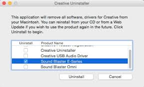 Support Creative Com Uninstalling Sound Blaster Softwares