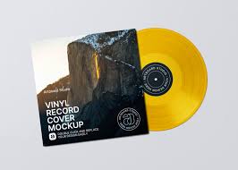 Use the free online mockup generator to show projects in realistic environments quickly. Vinyl Record Cover Mockup Scene
