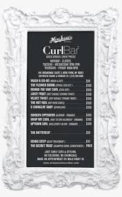 Cut & dry hair salon. I M Totally Getting My Hair Cut Here In Soho One Day Curl Hair Salon Menu Free Transparent Png Download Pngkey