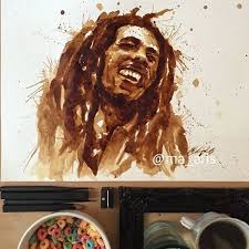 Artist Maria A Aristidou Creates Beautiful Art Using Coffee Coffee Art Drawing Coffee Art Painting Coffee Painting