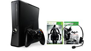 Get The Xbox 360 250 Gb Spring Bundle Includes Batman Arkham City And Darksiders Ii This Xbox 360 250 Gb Console Bundle Fea Arkham City Action Movies Games
