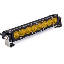 S8 10 Wide Driving Amber Led Light Bar
