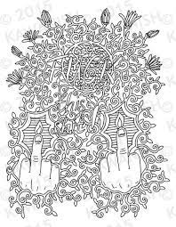 These adult coloring pages with colorful language are perfect for getting rid of stress. Pin On Peace Art
