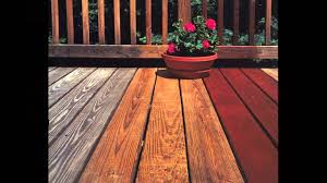 Colors Of Deck Stain Youtube