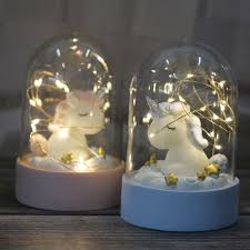 Creative Cartoon Unicorn Led Night Light Novelty Diy Bedroom Battery Decorative Lights Lamp Fairy Lights Bedroom Unicorn Room Decor Unicorn Lamp