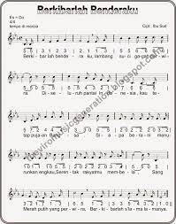 Notasi Lagu Berkibarlah Benderaku Nasi