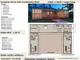 Jacobsen homes offers a variety of two bedroom manufactured home floor plans that range from 600 sq. Shipping Container Home With Combination Roof House Plans 2 Bedroom Container Home Full Architectural Concept Home Plans Includes Detailed Floor Plan Plans Ship Container Homes Book 12001 Ebook Morris Chris