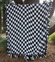 Black And White Plaid Throw Blanket Checkered Flag Fleece Pillow And Blanket Combo Black White Checkers Checkerboard Car Themed Bedrooms Checkered Flag Blanket Black