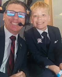 Today is pre-season game 1 of my 25th year with the Columbus Blue Jackets  and grandson Theo's already