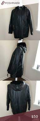 Sonoma Life Style Leather Jacket Coat W Fur Large In 2021 Womens Black Leather Coat Red Suede Jacket Leather Jacket