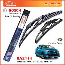 What you need to know. Perodua Bezza Car Windshield Wiper Blade 21 14 Bosch Advantage Ba2114 Black New Pgmall