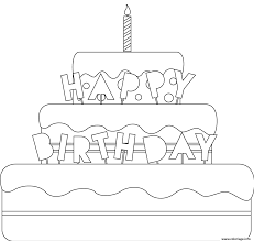 If your kids also like ice cream or cookie, then let them have some yummy ice cream. Coloriage Joyeux Anniversaire En Anglais Happy Birthday Jecolorie Com