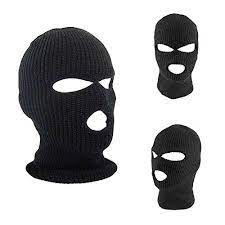 Pettstore Knit Caps Outdoor Full Face Cover Warm 3 Hole Ski Mask Shield Beanie Balaclava For Men Women M Black You Can Facial Masks Diy Skin Care Diy Skin