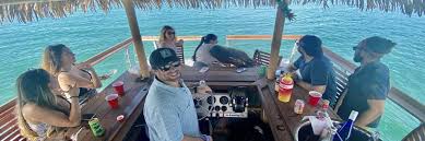 Take a relaxing 90 minute tour around the johns pass and boca ciega bay area on a hawaiian style tiki hut with you and 5 of your friends! Frequently Asked Questions Pau Hana Tiki Boat Tour