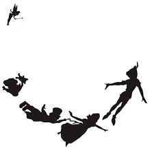 Peter Pan Neverland Decal Sticker Car Laptop Wall Peter Pan Silhouette Disney Silhouettes Disney Silhouette