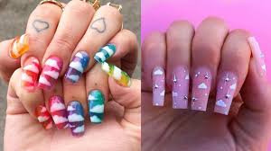 Coffin nails;almond nails;gel nails;prom nails;kylie jenner nails;rose gold nails. Nail Designs 2020 Trendy Short Acrylic Nail Ideas For You Naily Plus Youtube