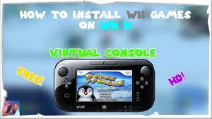 How To Install Wii Games On Wii U As Virtual Console Youtube