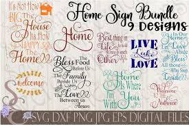 Free vectors and icons in svg format. Home Sign Svg Bundle Svg Home Signs How To Make Logo