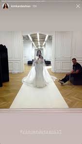 14, 2011, in hollywood, calif. Kim Kardashian Posts Throwback Wedding Dress Photos From 2014