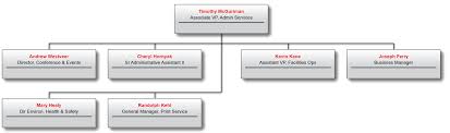 Organization Chart Administrative Services