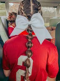 By Far My Fav Softball Hairstyle In 2021 Softball Hairstyles Volleyball Hairstyles Sporty Hairstyles