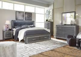 The scott collection will bring tons of storage options with a relaxed and vintage style. Lodanna Gray King Panel Storage Bedroom Set Cincinnati Overstock Warehouse