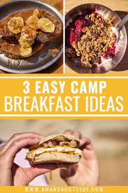 3 Easy Camping Breakfast Ideas Amanda Outside Recipe Camping Breakfast Easy Camping Breakfast Recipes
